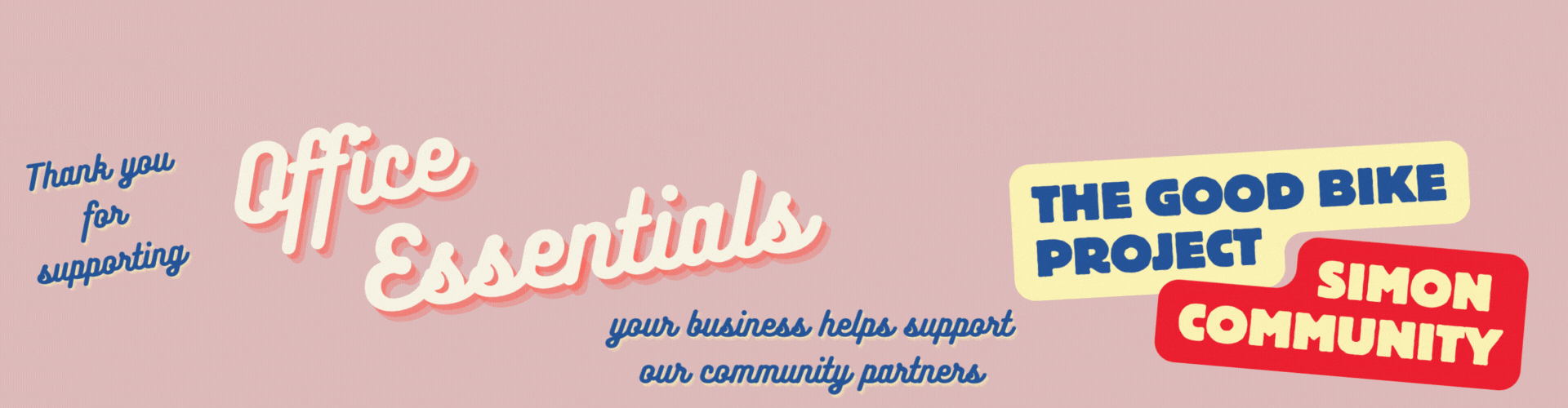 Cyclone and Office Essentials is grateful for its customers support, and supports our community in turn